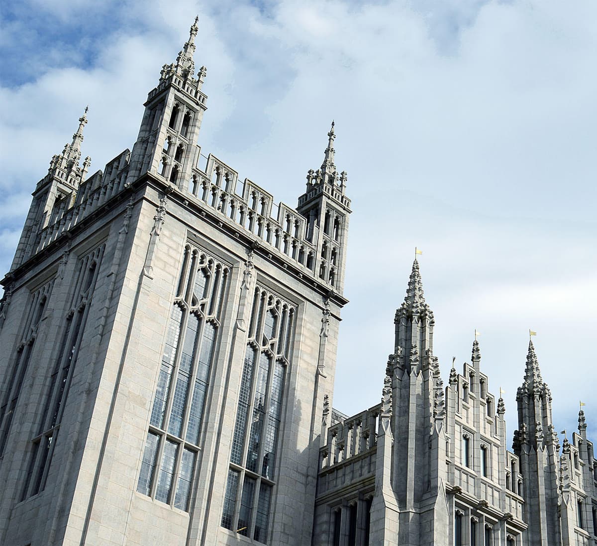 Marischal College in Aberdeen, Scotland